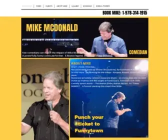 ComedianmikemCDonald.com(Boston Stand up Comedian Mike McDonald) Screenshot