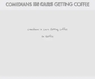 Comediansincarsgettingcoffee.com(Jerry Seinfeld) Screenshot