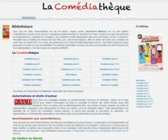 Comediatheque.net(La Comédiathèque) Screenshot