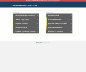 Comedoresindustriales.mx(Comedoresindustriales) Screenshot