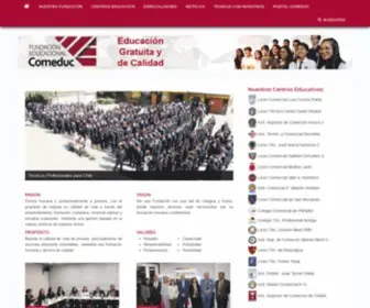Comeduc.cl(Fundación Nacional del Comercio para la Educación) Screenshot