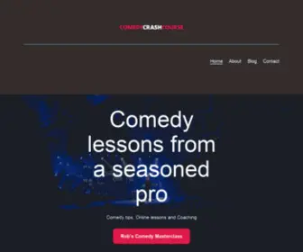 Comedy-Crash-Course.com(Learn Comedy) Screenshot