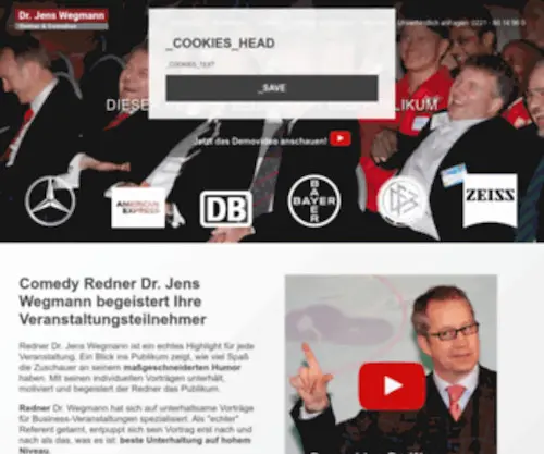 Comedy-Redner.de(Redner buchen ➤ unterhaltsamer Vortrag) Screenshot