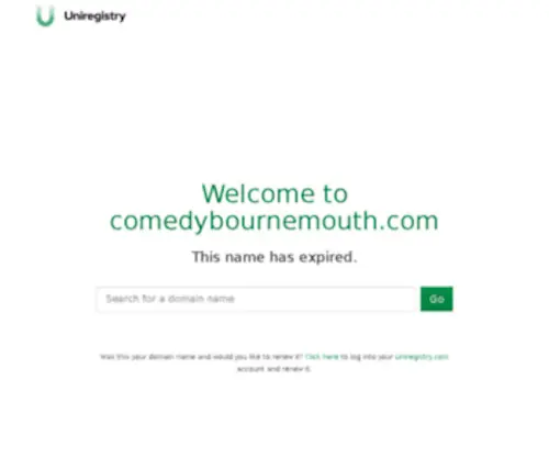 Comedybournemouth.com(Comedy Bournemouth) Screenshot