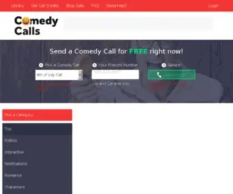 Comedycalls.com(Comedy Calls) Screenshot