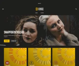 Comedycentral.hu(Comedy Central Magyarország) Screenshot