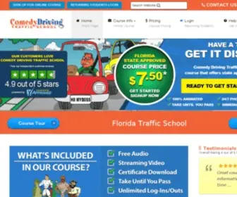 Comedydrivingtrafficschool.com(Florida Traffic School) Screenshot