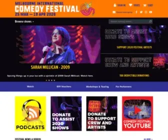Comedyfestival.com.au(Melbourne International Comedy Festival 2022) Screenshot