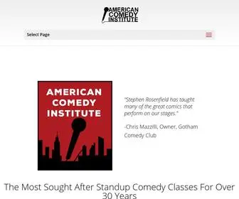Comedyinstitute.com(The American Comedy Institute) Screenshot