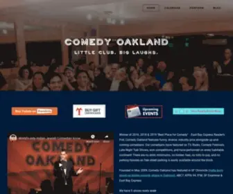 Comedyoakland.com(Comedy Oakland Online Home) Screenshot