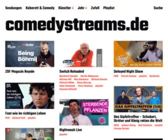 Comedystreams.de(Comedy und Kleinkunst) Screenshot