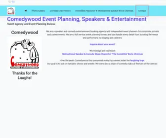 Comedywood.com(Comedywood Speakers & Entertainment Agency) Screenshot