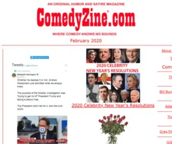 Comedyzine.com Screenshot