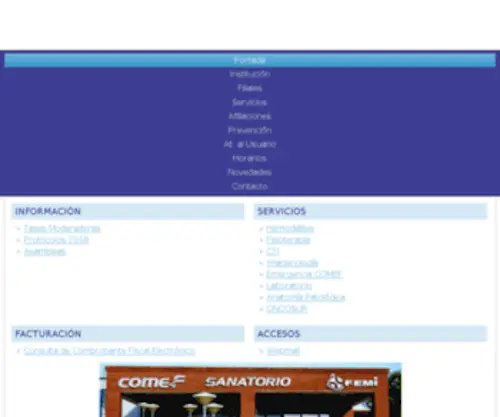 Comef.com.uy(Comef) Screenshot