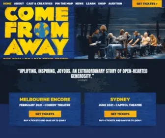 Comefromaway.com.au(The remarkable true story of the small town that welcomed the world) Screenshot