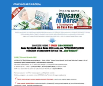 Comegiocareinborsa.org(Comegiocareinborsa) Screenshot