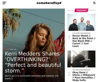Comeherefloyd.com(A music and culture curation advocate) Screenshot