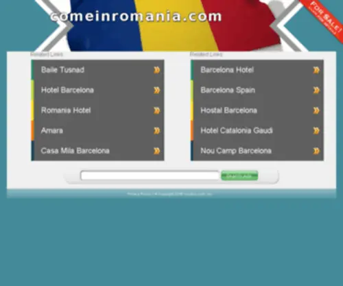 Comeinromania.com(Oferte cazare 2013 in Romania la hoteluri) Screenshot