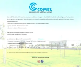Comel.com(Commercio Metalli Latina) Screenshot
