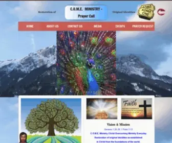 Comeministry.org(Come Ministry) Screenshot