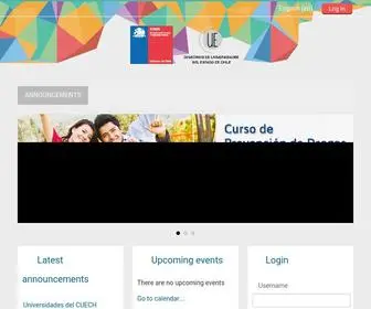 Comenius.cl(SENDA) Screenshot