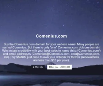 Comenius.com(The Best Search Links on the Net) Screenshot