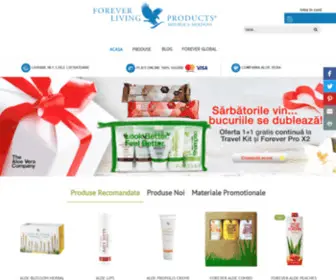 Comenziforever.ro(Forever Living Products) Screenshot