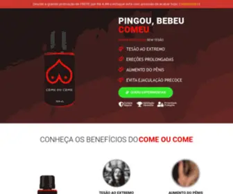 Comeoucome.com.br(Pingou Comeu) Screenshot