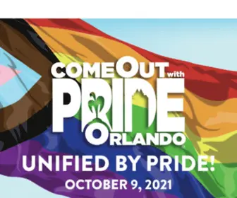 Comeoutwithpride.org(Orlando Come Out With Pride) Screenshot