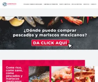 Comepesca.com(COMEPESCA A.C. – Consejo Mexicano de Promoción de los Productos Pesqueros y Acuícolas) Screenshot