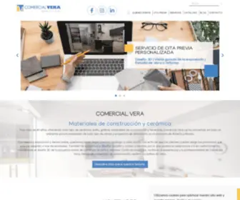 Comercial-Vera.es(Comercial Vera: materiales de construcción y cerámica) Screenshot