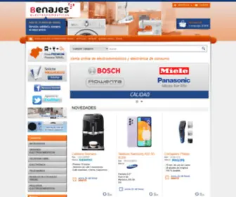 Comercialbenajes.com(Electrodomésticos y Electrónica de Consumo) Screenshot