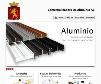 Comercializadoraaz.mx(Comercializadora de Aluminio AZ) Screenshot