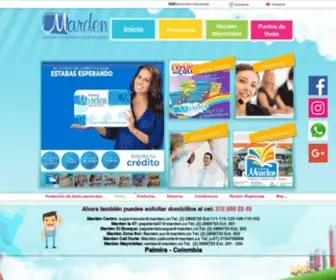 Comercializadoramarden.com(Inicio) Screenshot