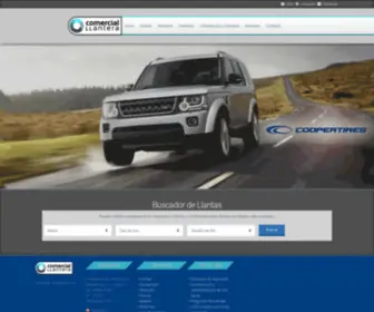 Comercialllantera.com(Comercial Llantera De Chihuahua) Screenshot