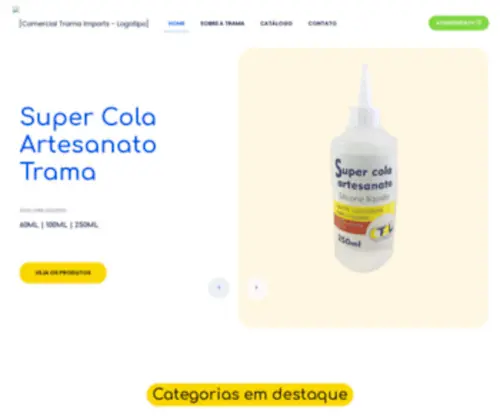 Comercialtrama.com.br(Comercial trama imports) Screenshot