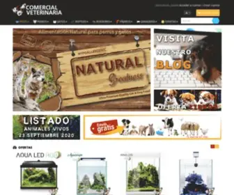 Comercialveterinaria.com(Tienda de Mascotas Online) Screenshot