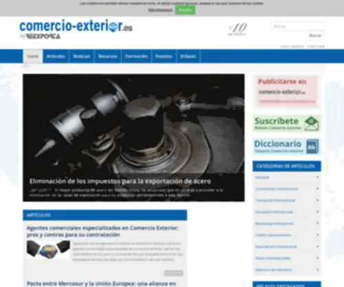 Comercio-Exterior.es(Comercio Exterior) Screenshot