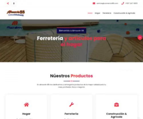 Comercio88.com(Almacen 88 Comercio 88 Ferreteria) Screenshot