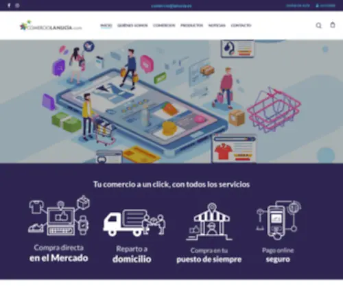 Comerciolanucia.com(Comercio La Nucía) Screenshot