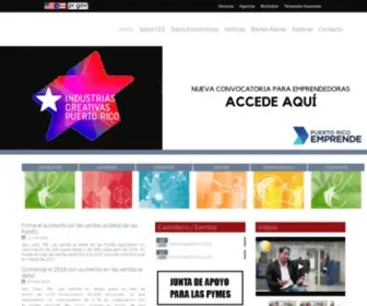 Comercioyexportacion.com(La Compañía de Comercio y Exportación de Puerto Rico (CCE)) Screenshot
