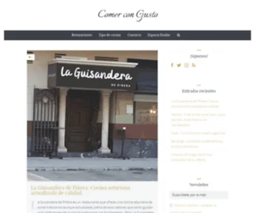 Comercongusto.es(Comercongusto) Screenshot