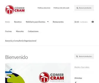 Comercram.mx(Comercram Mobiliarios) Screenshot