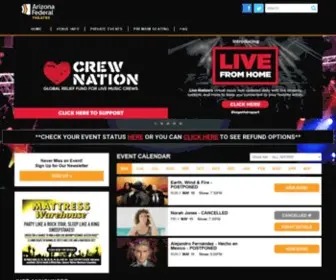 Comericatheatre.com(Comerica Theatre) Screenshot