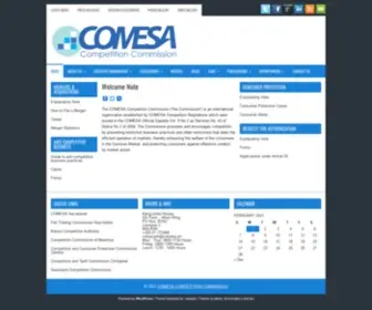 Comesacompetition.org(The COMESA Competition Commission) Screenshot