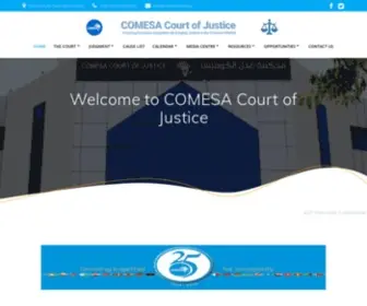 Comesacourt.org(Ensuring economic integration by bringing Justice to the Common Market) Screenshot