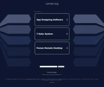 Comet.org(comet) Screenshot