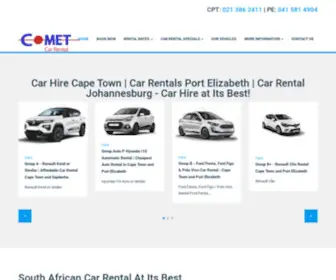Cometcar.co.za(Cheap Car Rental Cape Town Airport) Screenshot