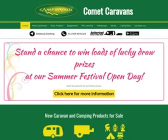 Cometcaravans.co.za(Comet Caravans) Screenshot