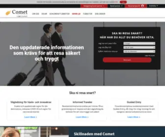 Cometconsular.se(Visum för affärsresor och turism) Screenshot